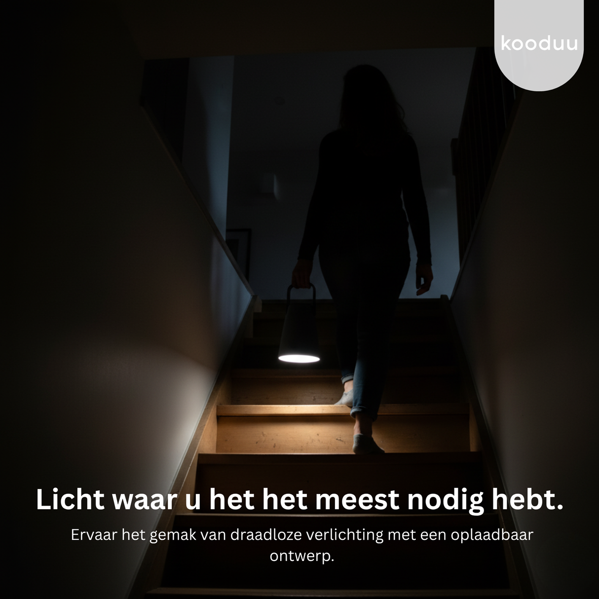 Loome Lantaarn Anthracite: Draagbare LED Lantaarn Tafellamp