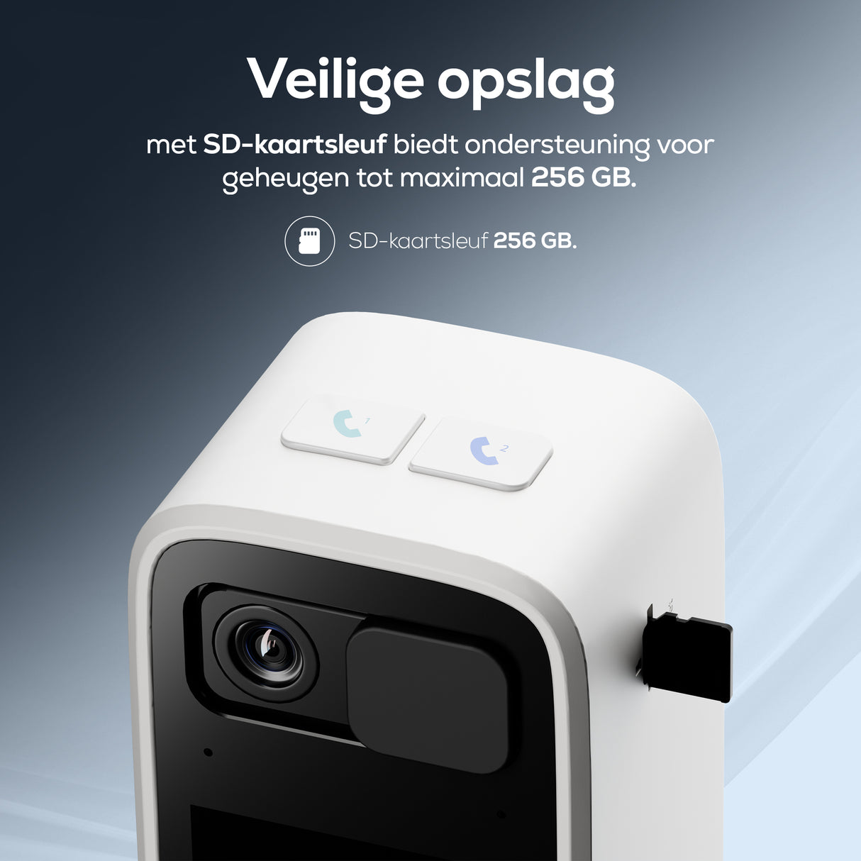 Xenon Smart X7208 - Slimme Babyfoon & Binnencamera met Scherm - 2K