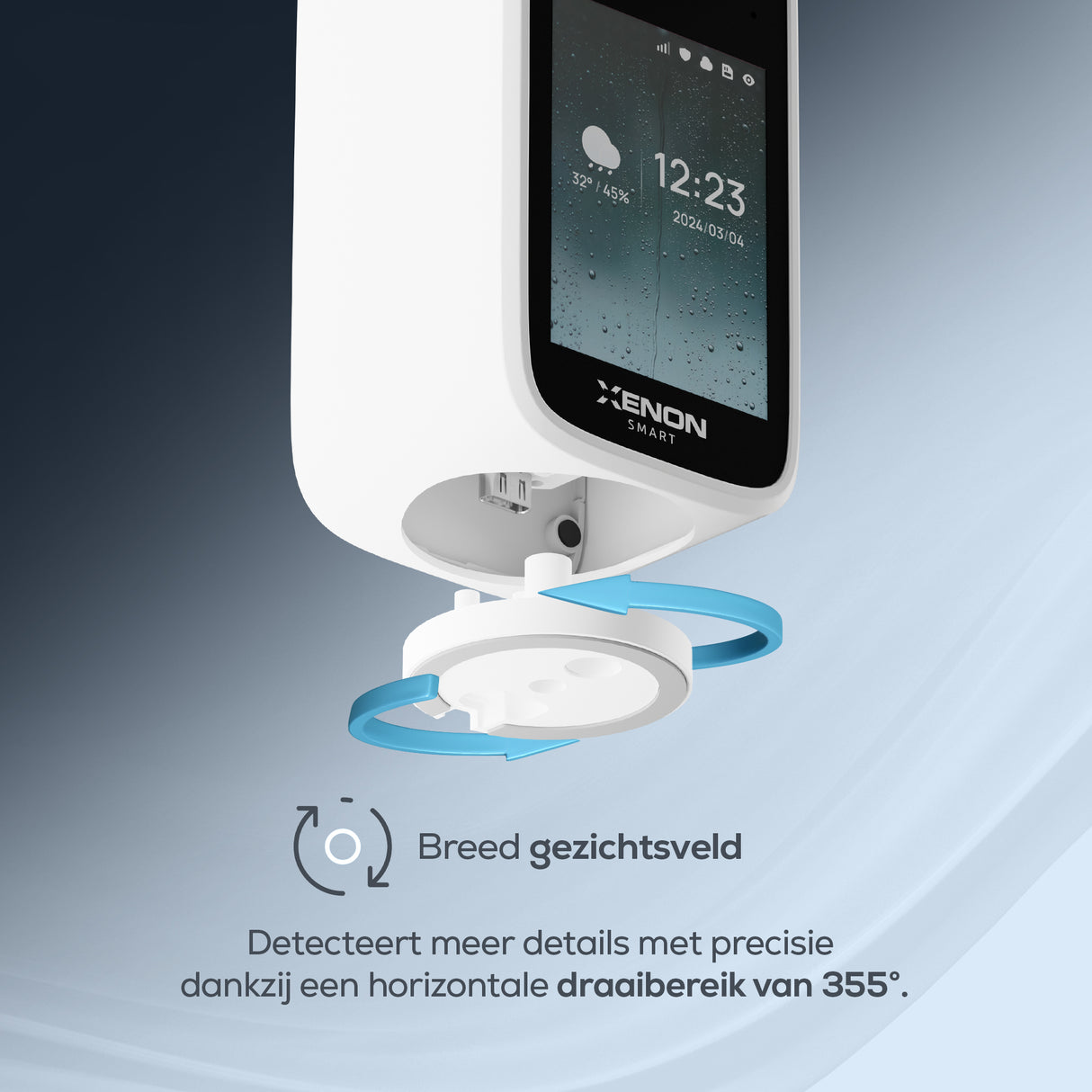 Xenon Smart X7208 - Slimme Babyfoon & Binnencamera met Scherm - 2K