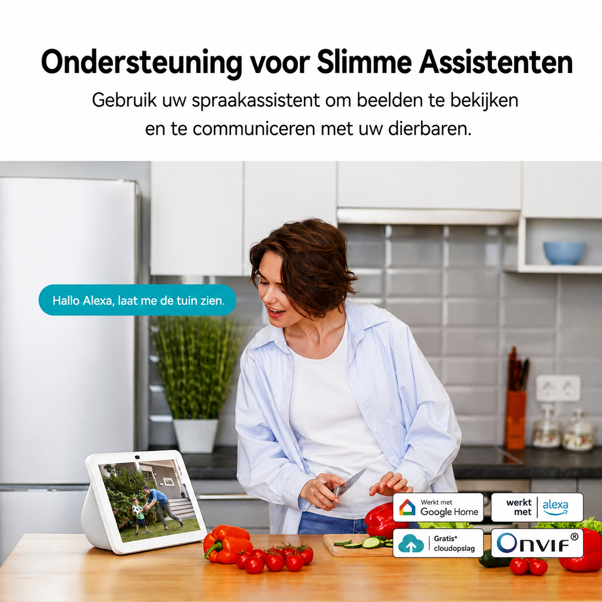 MEARI L1 Plus Slimme Schijnwerper Camera – 2K Outdoor Beveiligingscamera met Verlichting, AI Detectie & Sirene