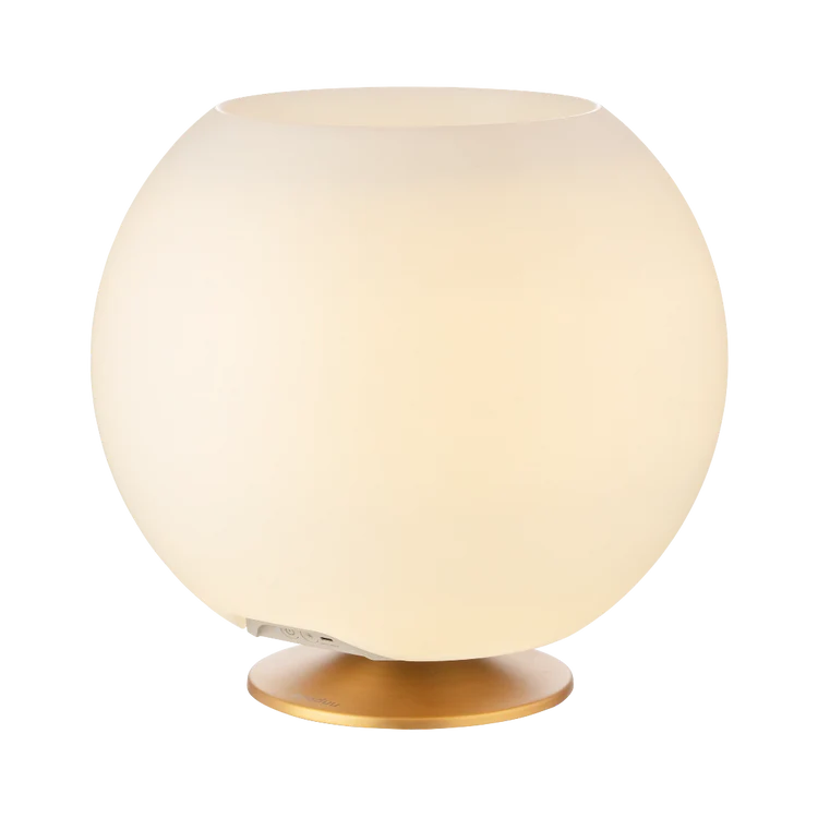 Kooduu Sphere Brass: LED Sfeerlamp, Bluetooth Speaker én Wijnkoeler in één