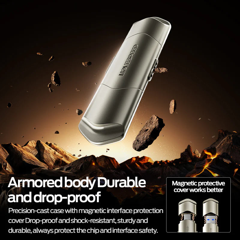 MOVESPEED NT10 - 256GB SSD Flash Drive - 1000MB/s