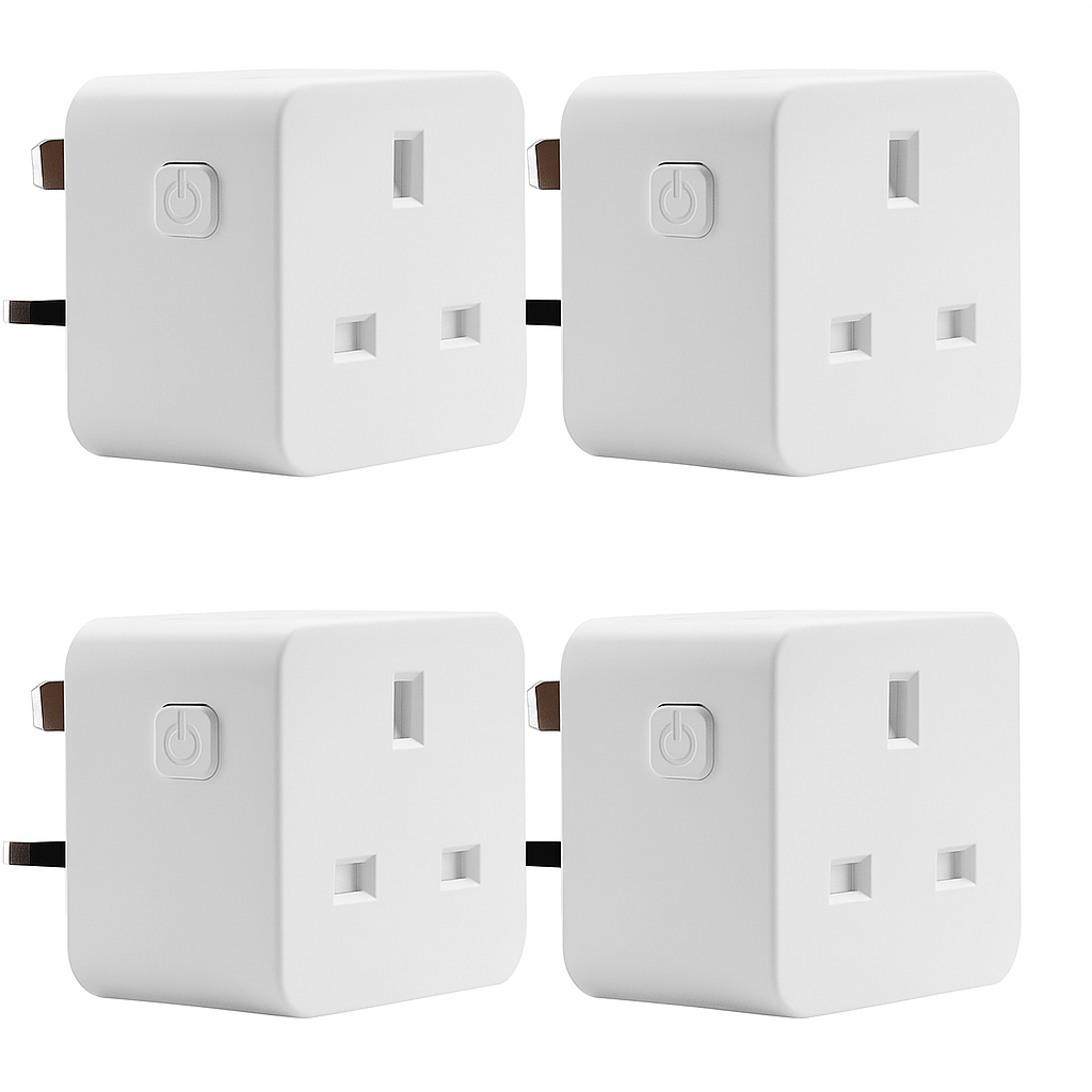 Woox R4785 Smart Wi-Fi Stekker (4-Pack) | Afstandsbediening & Spraakbesturing