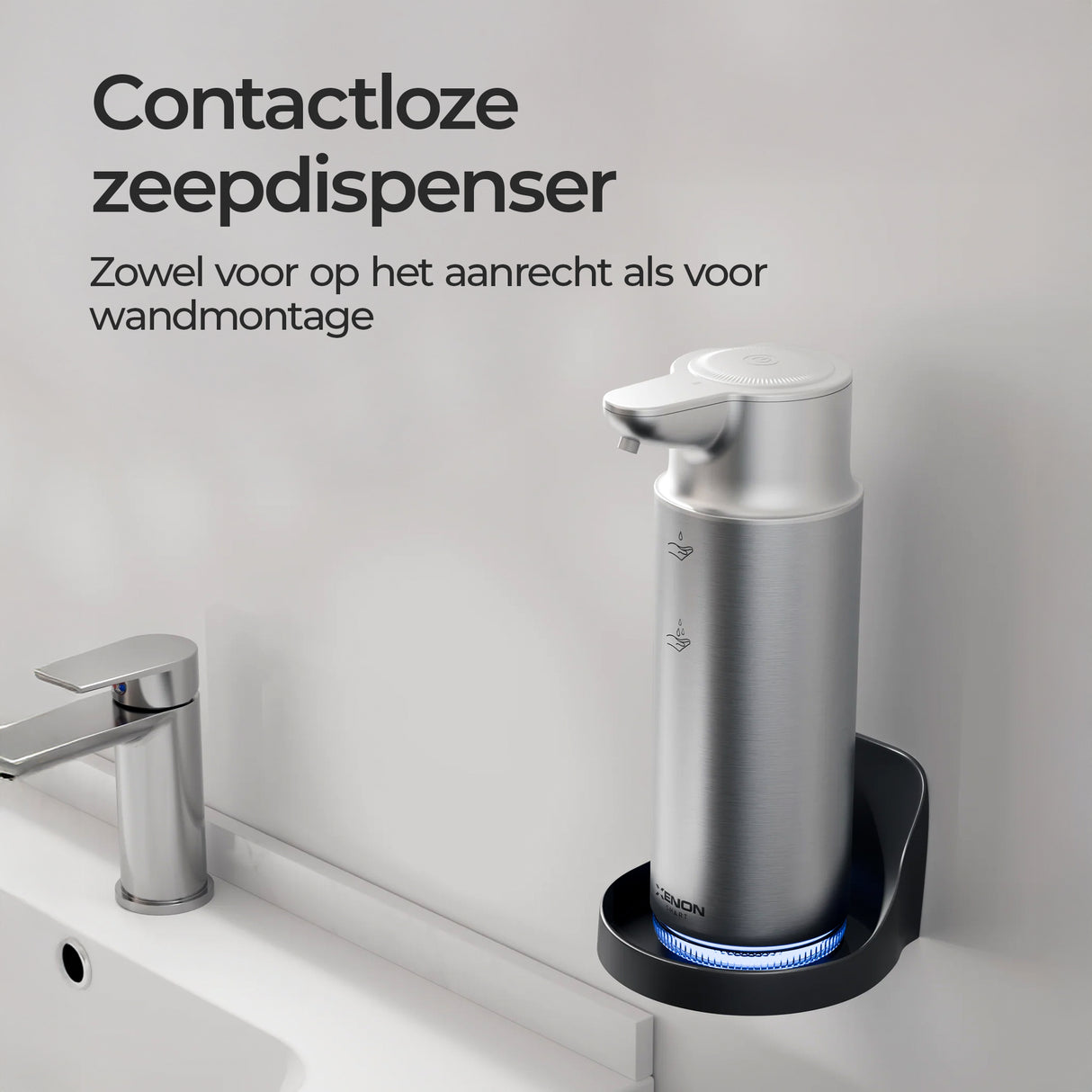 Xenon Smart X6840 - Automatische Zeepdispenser - RVS - Oplaadbaar