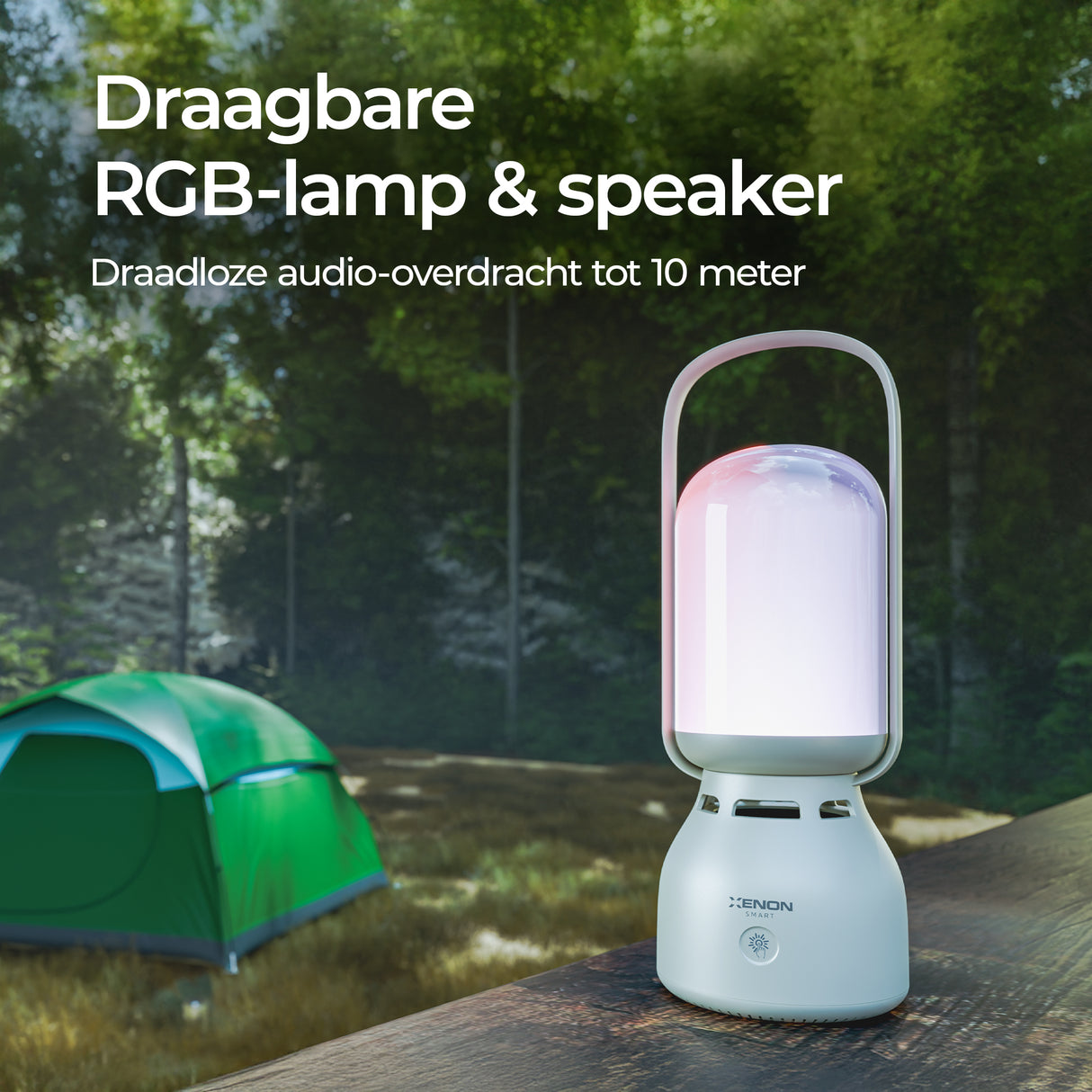 Xenon Smart X6850 - Draagbare Lamp & Bluetooth Speaker - RGB