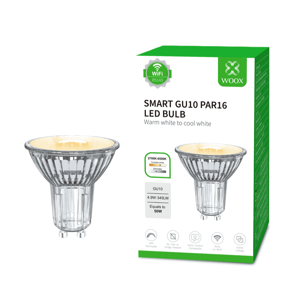 Woox R5143 Smart GU10 PAR16 CCT Wi-Fi LED Spot