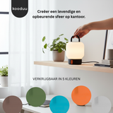 Loome Lantaarn Anthracite: Draagbare LED Lantaarn Tafellamp