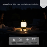 Loome Lantaarn Moss: Draagbare LED Lantaarn Tafellamp