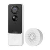 MEARI B1 Slimme AI Video Deurbel – 2K Beveiligingscamera met AI Detectie, Nachtzicht, Tweeweg Audio & App Bediening