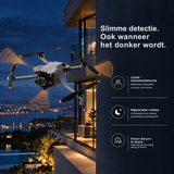 DJI Mini 5 Pro Fly More Combo drone – slimme obstakeldetectie bij donker voor een huis