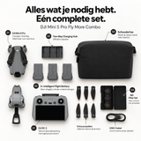 DJI Mini 5 Pro Fly More Combo drone – complete set met drone, accu's, laadhub, tas en controller