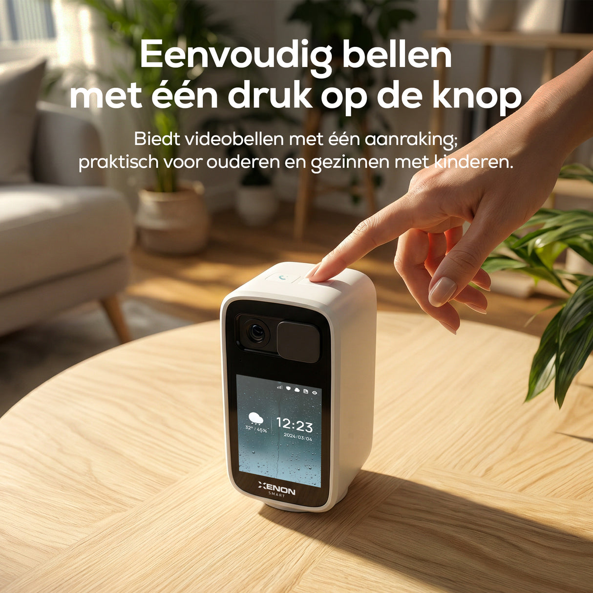 Xenon Smart X7208 - Slimme Babyfoon & Binnencamera met Scherm - 2K