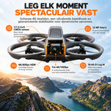 DJI Avata 2 Fly More Combo FPV-drone met Goggles 3 – drone filmt spectaculair fjordlandschap in 4K