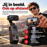 Insta360 Luna Ultra Creator Bundle gimbalcamera Cosmic Black – vlogger filmt zichzelf met afneembaar OLED-scherm