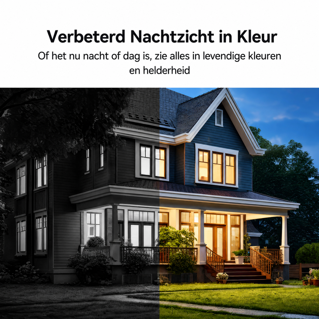 MEARI L1 Plus Slimme Schijnwerper Camera – 2K Outdoor Beveiligingscamera met Verlichting, AI Detectie & Sirene