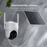 MEARI N2 Outdoor AI Beveiligingscamera – 3MP PTZ WiFi Camera met Batterij, Solar Support, Nachtzicht & Auto Tracking