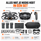 DJI Avata 2 Fly More Combo FPV-drone met Goggles 3 – complete set met drone, goggles, accu's, propellers en tas