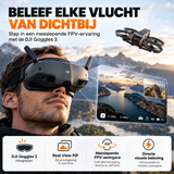DJI Avata 2 Fly More Combo FPV-drone met Goggles 3 – piloot met DJI Goggles 3 voor meeslepende FPV-beelden
