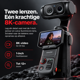 Insta360 Luna Ultra Creator Bundle gimbalcamera Cosmic Black – dubbele Leica-lenzen en 1-inch sensor voor 8K-video