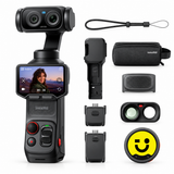 Insta360 Luna Ultra Creator Bundle gimbalcamera Cosmic Black – gimbalcamera met polsbandje, draadloze mic en accessoires