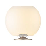 Kooduu Sphere Brushed Silver: LED Sfeerlamp, Bluetooth Speaker én Wijnkoeler in één