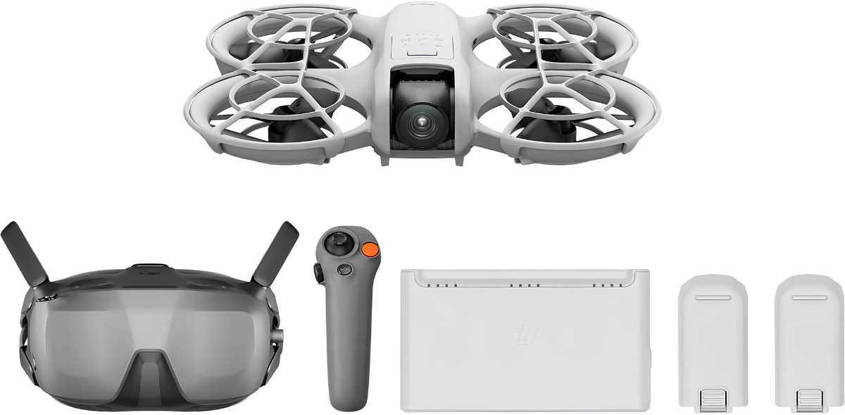 DJI Neo Motion Fly More Combo - FPV Drone - DJI Goggles N3 & RC Motion 3 - 4K Ultra HD - 135g - 3 Batteries