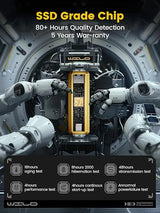 MOVESPEED WD10 - Snelle SSD Flash Drive - 128 GB - 1000MB/s - USB-C & USB-A