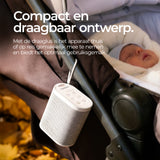 Xenon Smart Witte Ruis Machine - 21 Rustgevende Geluiden - Slaaphulp voor Baby & Volwassenen - 16u Speeltijd - Timer & Geheugenfunctie - Draagbaar - Zwart