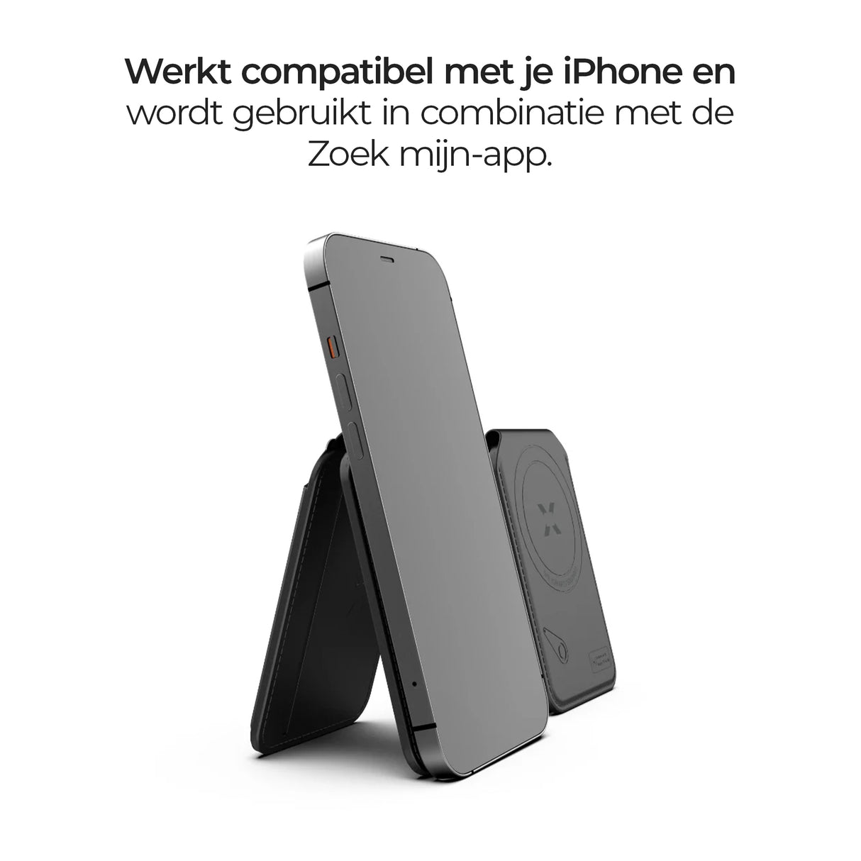 Xenon Smart X6608 - MagSafe Wallet met "Zoek mijn" & Stand