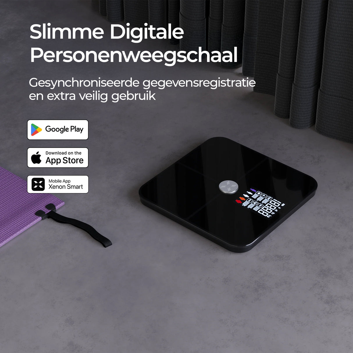 Xenon Smart X8702 - Slimme Personenweegschaal - 17 Lichaamsanalyses