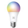 Xenon Smart light bulb with gradient colour on a white background