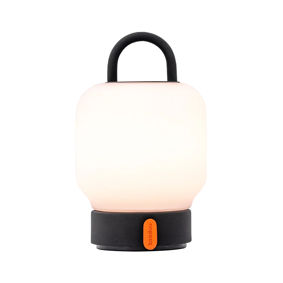 Loome Lantaarn Anthracite: Draagbare LED Lantaarn Tafellamp