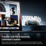 MOVESPEED SeeU SU10 - Slimme SSD USB Drive - 256 GB -  1090MB/s - USB-C & USB-A