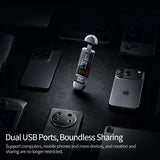 MOVESPEED SeeU SU10 - Slimme SSD USB Drive - 256 GB -  1090MB/s - USB-C & USB-A