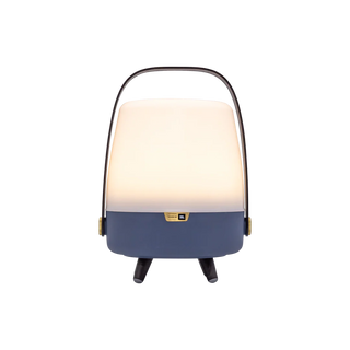 Kooduu Lite-up Mini PLAY Ocean draagbare mini LED-lamp met JBL-speaker – mini lamp met blauwe voet