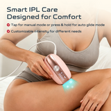 DEKI LUMA IPL Ontharingsapparaat voor Dames & Heren – Langdurige Haarvermindering voor Gezicht & Lichaam – 999.900Flitsen – Inclusief Beschermbril & Scheermes – Roze
